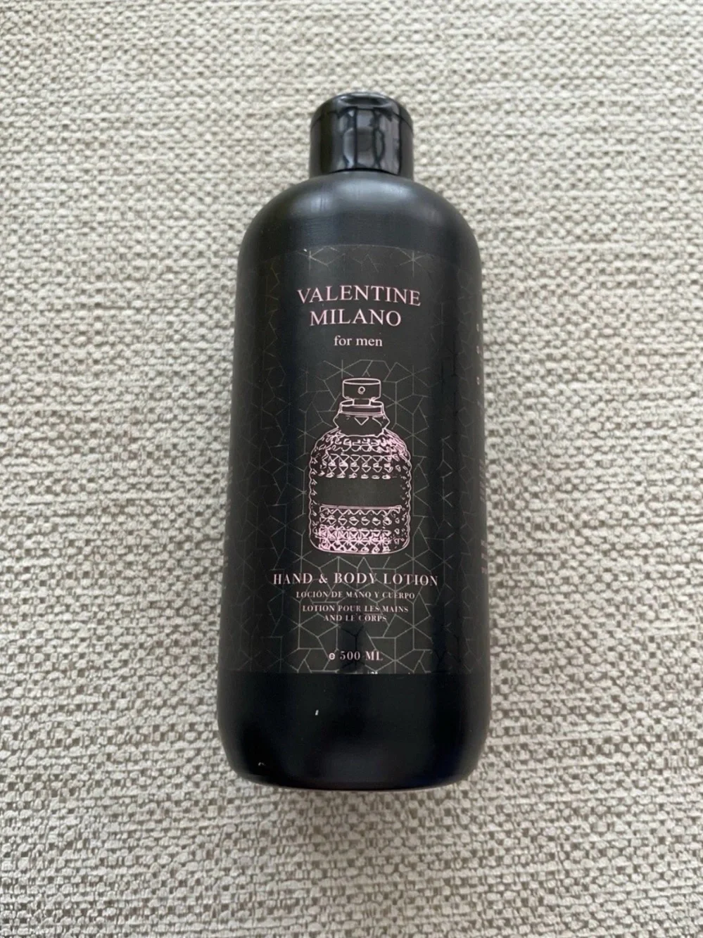 Valentine Milano Hand‎ & Body Lotion for Men, Hydrating Moisturizer 500mL